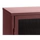 preview thumbnail 28 of 27, Rye Studio Brianne Modern Metal & Glass 3-Door Sideboard