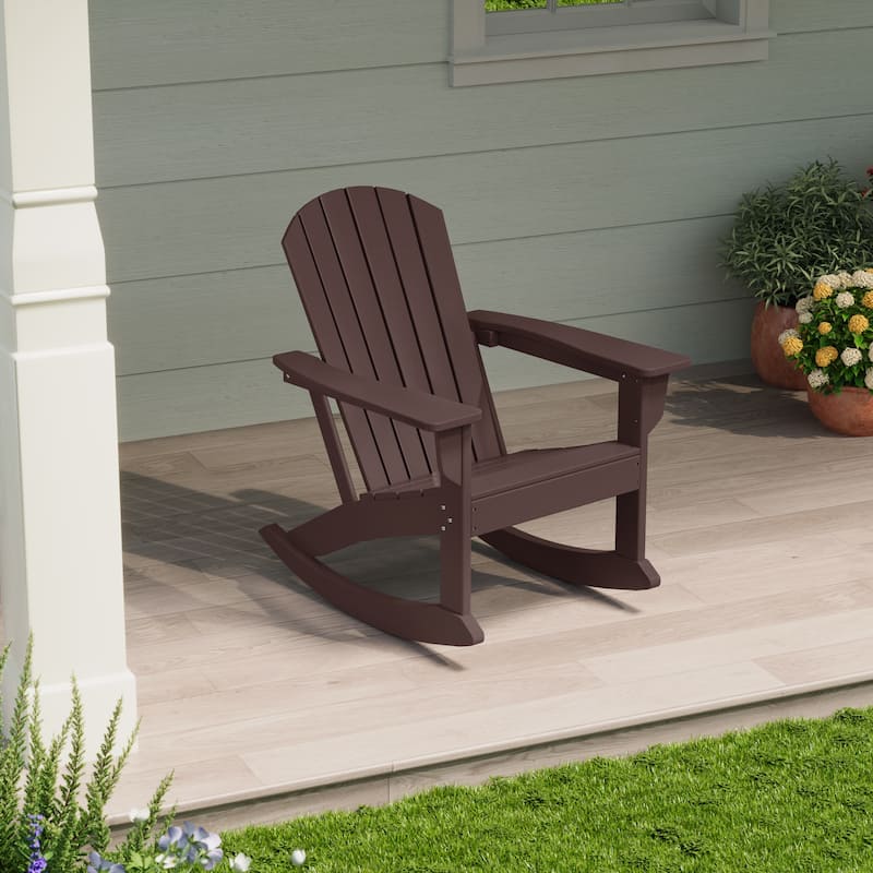 Laguna Hdpe All Weather Outdoor Patio Rocking Chair
