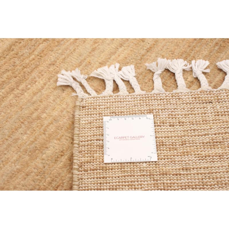 ECARPETGALLERY Hand-knotted Pak Finest Gabbeh Tan Wool Rug - 3'11 x 6'3