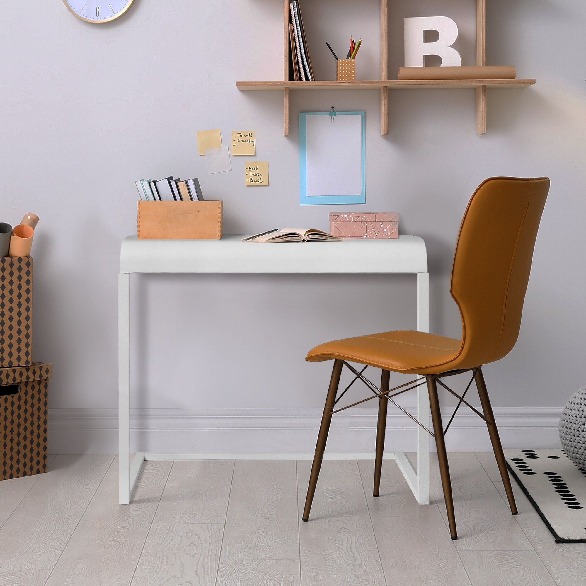 C shaped on sale computer table