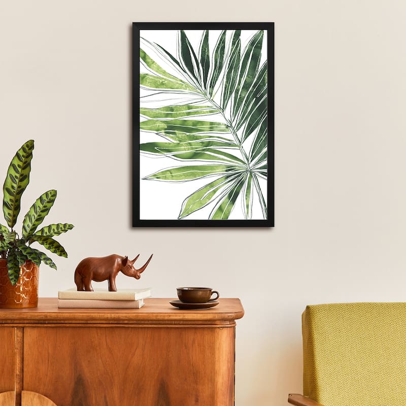 Expressive Palm IV Premium Framed Poster by June Erica Vess
