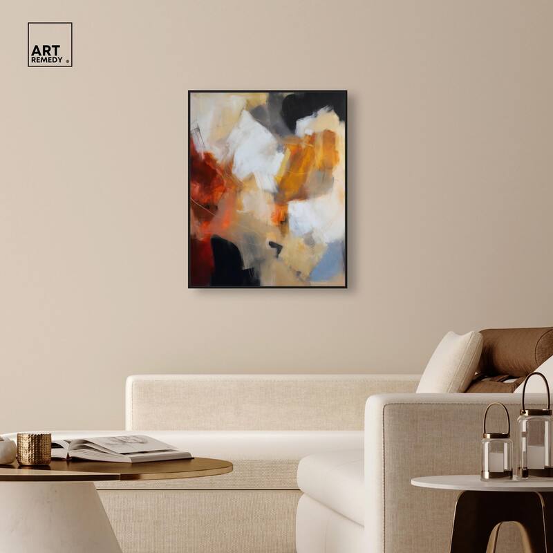 Earth and Fire I Canvas by Art Remedy