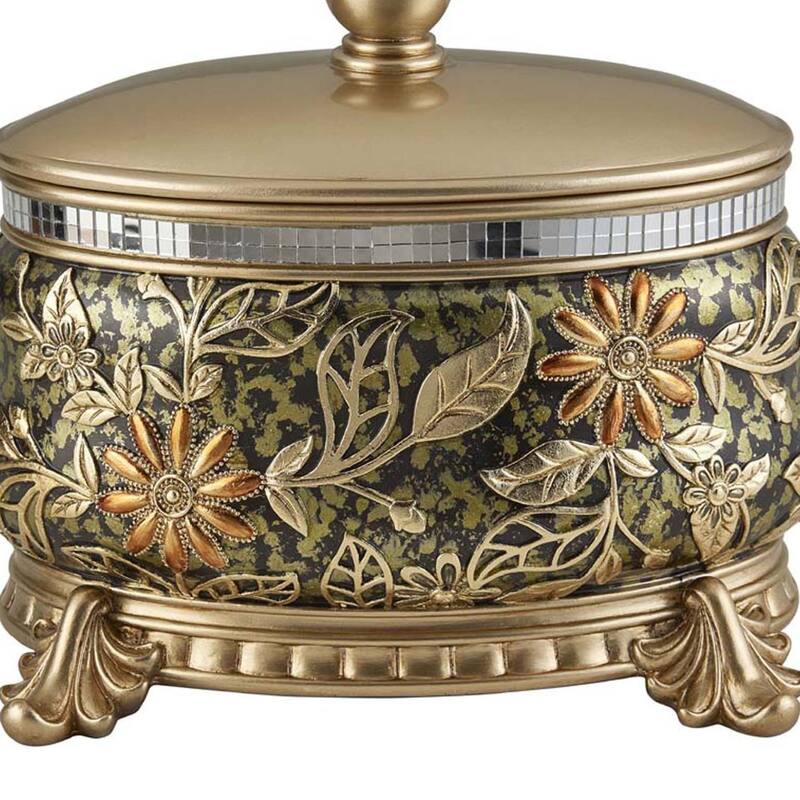 9 Inch Chrysanthemum Resin Jewelry Box