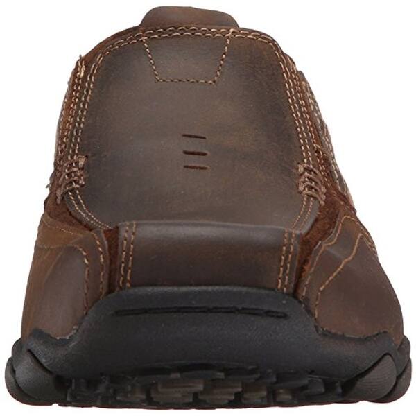 Shop Skechers Usa Men S Diameter Zinroy Slip On Loafer Dark Brown