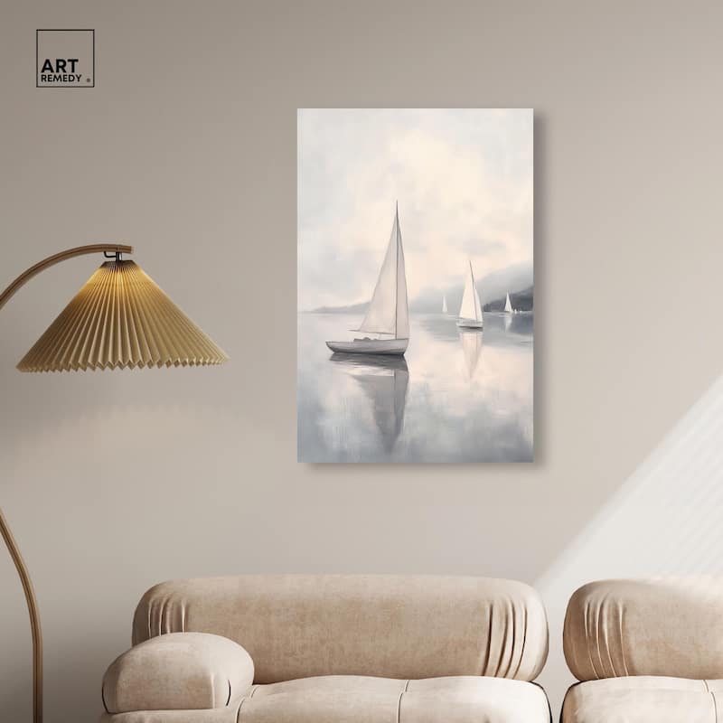 Dreaming of Sails Canvas by Art Remedy, Gallery Wrapped