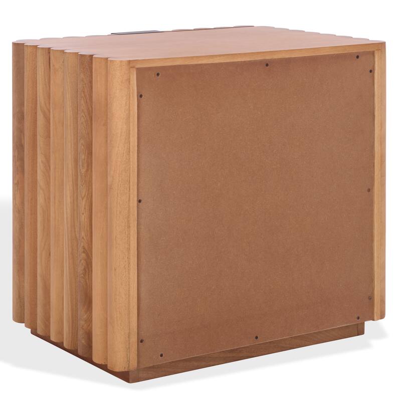 SAFAVIEH Couture Renata Fluted Wood Nightstand