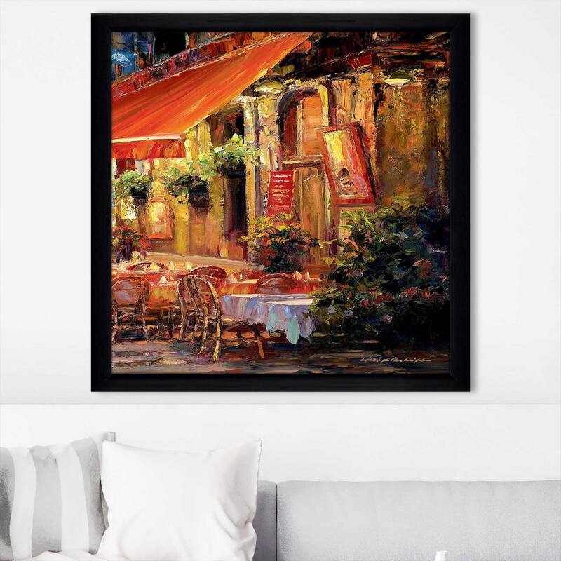 "Café in Light" by Haixia Liu II Print on Acrylic