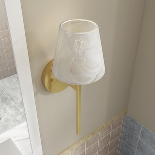 Acroma 1-light Modern Glam Gold Wall Sconce Bathroom Wallchiere