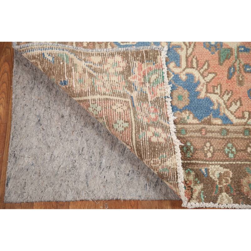 Hand Knotted Oriental 100% Wool Carpet Traditional Floral Pink Hamedan Area Rug - 8' 8'' X 5' 6''