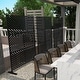 preview thumbnail 19 of 166, Outdoor Privacy Screen with Stand for Patio Garden Metal Fence
