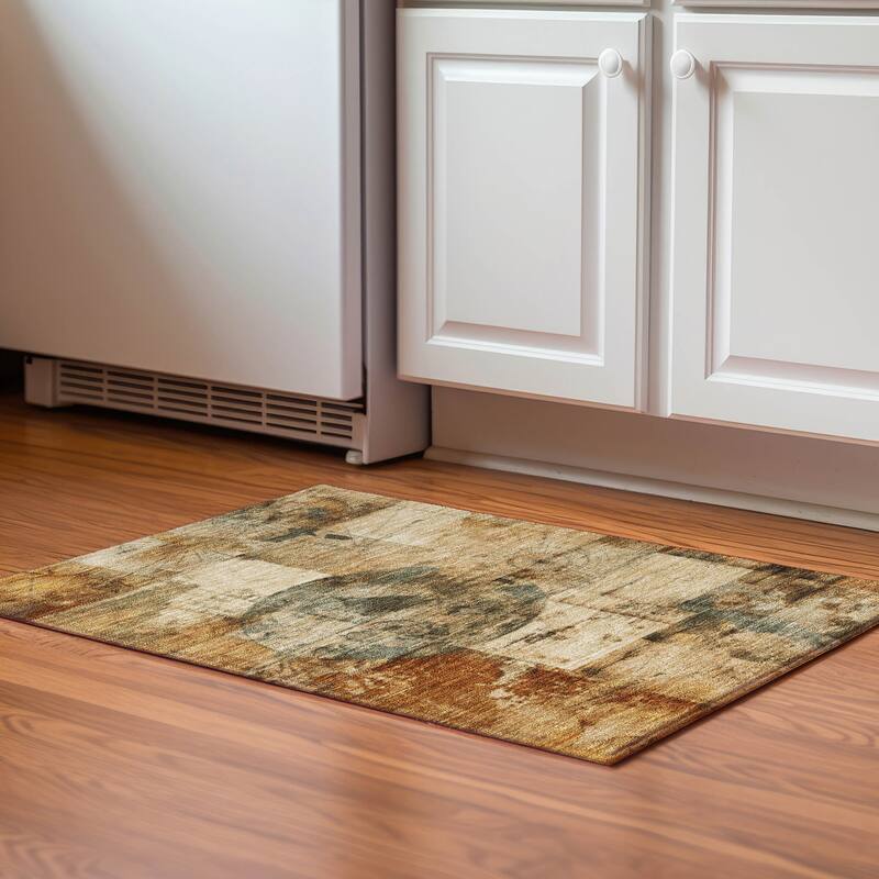 Premium Washable Super Soft Mayfield Rug - Beige - 1'8" x 2'6"