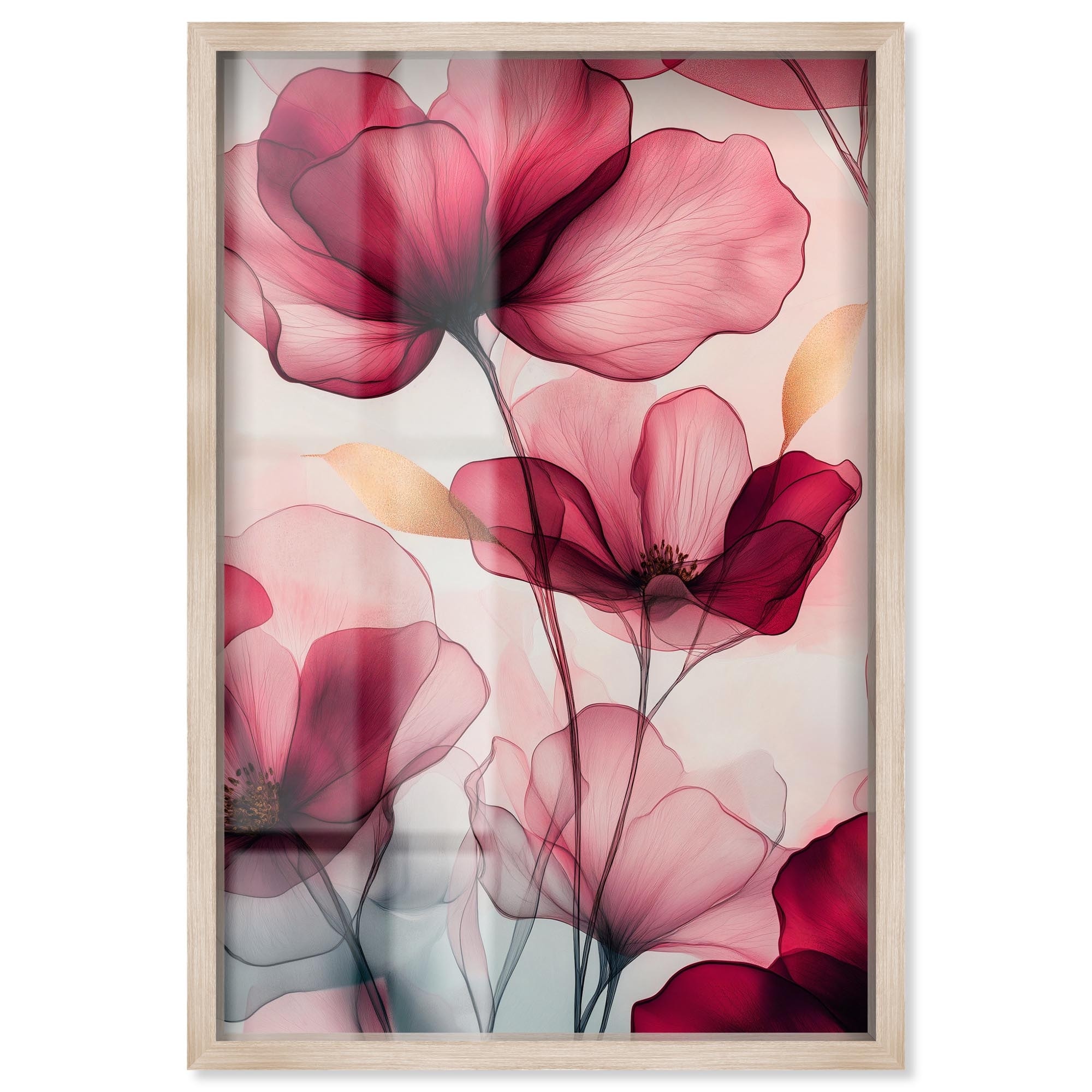 Chiffon Cherry Charm Shadowbox by Art Remedy