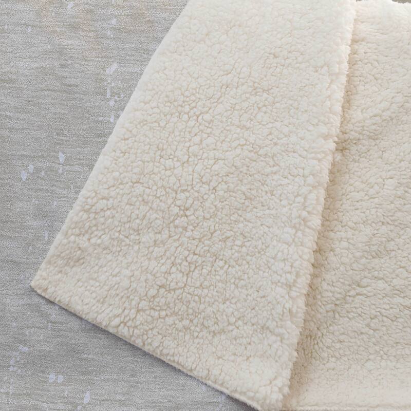 Premium Machine Washable ASB218 Let It Snow Sherpa Throw Blanket