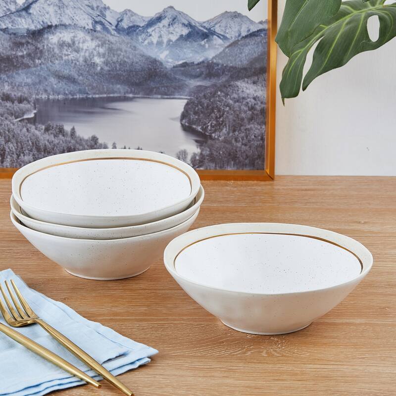 Stone Lain Clara Porcelain Dinnerware Set - 10.83 x 10.83