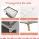 preview thumbnail 8 of 9, Costway Baby Changing Table Dresser Infant Diaper Station Nursery with - See Details