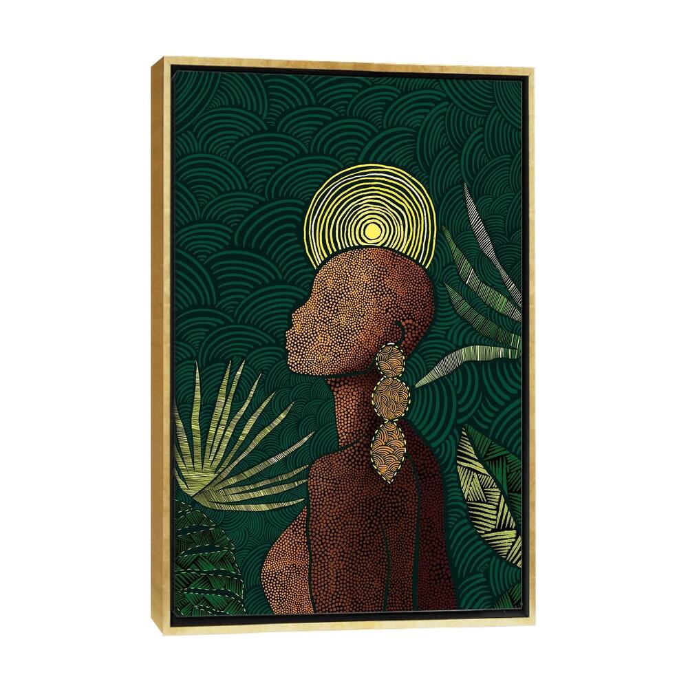 iCanvas "Vea (Teal)" by Bria Nicole Framed Canvas Print