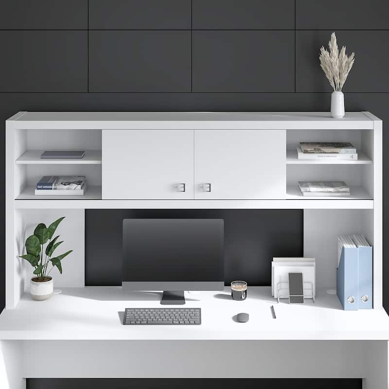 Echo 72W Desk Hutch by Bush Business Furniture - Pure White