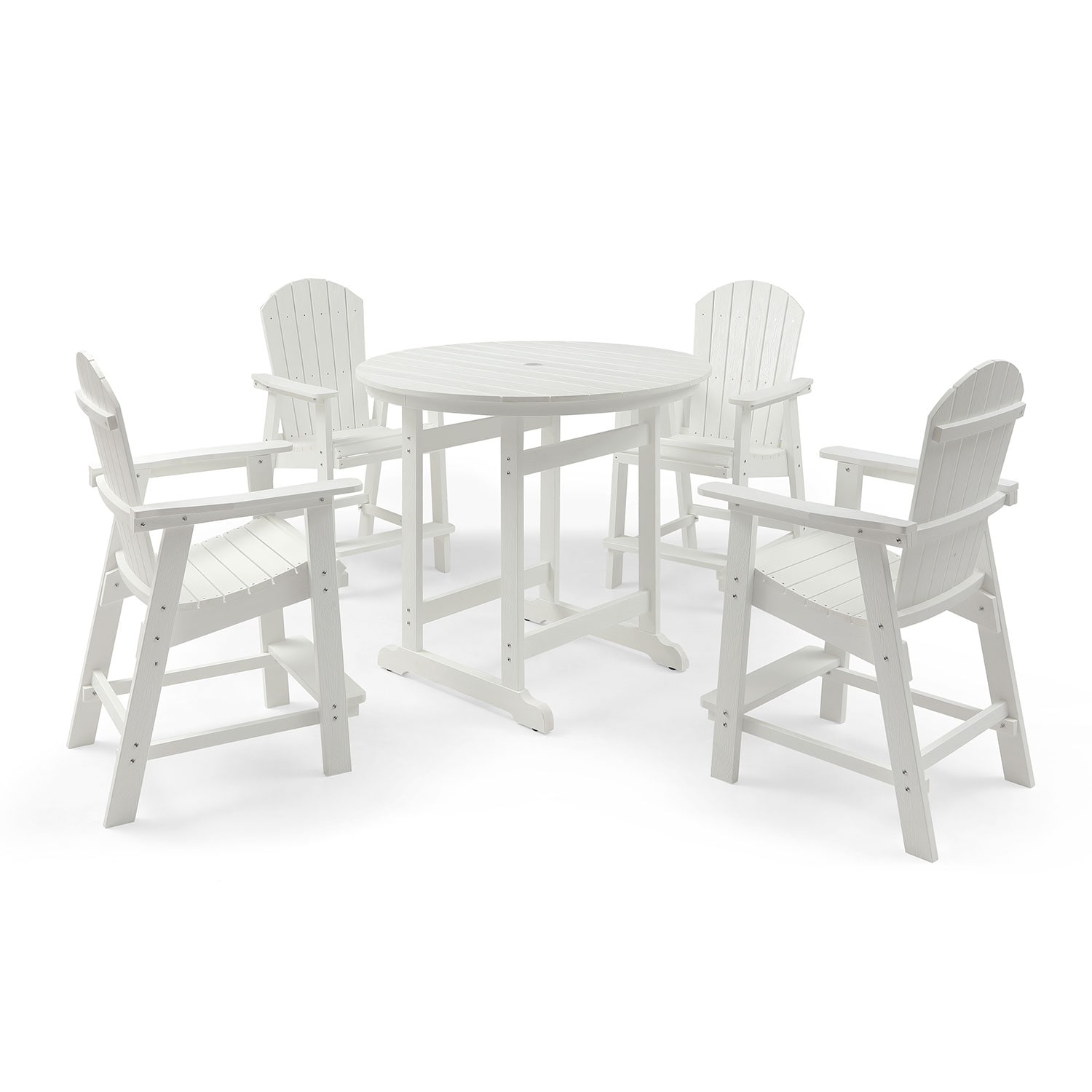 Dining Table Set Oriental Leisure Coffee Table Set with 4 Chair