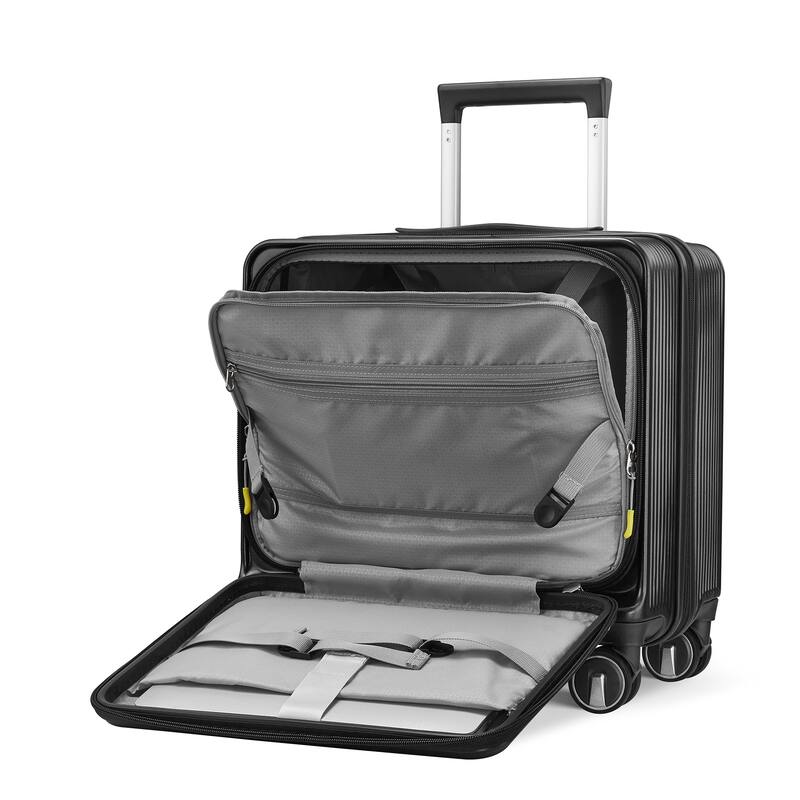 18" Carry On Luggage with Front Open Door &Laptop Interlayer