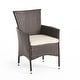 preview thumbnail 10 of 19, Torrens Outdoor Wicker/ Acacia Wood 7-piece Dining Set by Christopher Knight Home