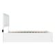preview thumbnail 13 of 13, AFI Canyon Full Solid Wood Platform Bed with Footboard & Full Trundle in White
