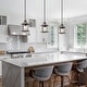 preview thumbnail 1 of 19, The Gray Barn Modern Farmhouse 1-Light Metal Kitchen Island Pendant Light