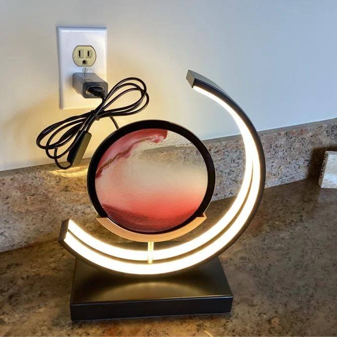 Metal Table Novelty Lamp, Dimmable Touch Control LED Lamp