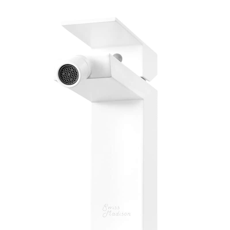 Bastille Bidet Faucet In Matte White - 10.63" x 6.69" 2.76"