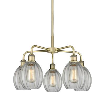 Innovations Lighting 516-5CR-16-24 Eaton Chandelier Eaton 5 Light 24"