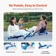 preview thumbnail 21 of 22, Ride on Scooter Zig-Zag Motion Drift Cart with Comfortable Handle and Steel Frame Ideal for Kids - 37.8” x 17.3” x 11.2”
