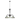Mission Tiffany-Style 3-Light Blackish Bronze Mini Chandelier 24" Wide
