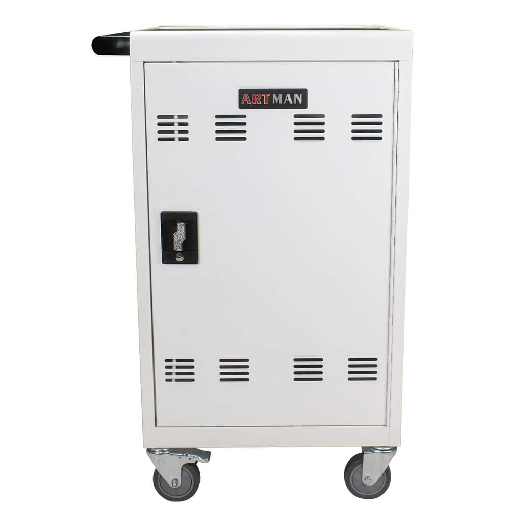 Mobile Charging Cart and Cabinet for Tablets Laptops