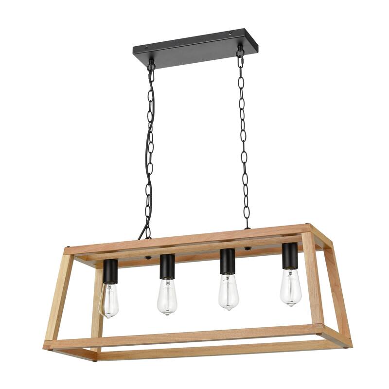 Light Society Bristol Wood Pendant Lamp