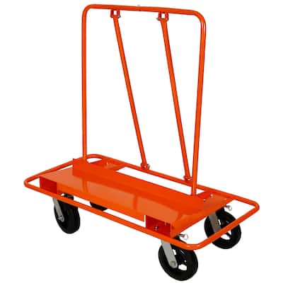 Drywall Cart Panel Dolly 2400lbs Heavy Duty Drywall Sheet Cart Handling Wall Panel with Rubber Wheels for Sheetrock Lumber