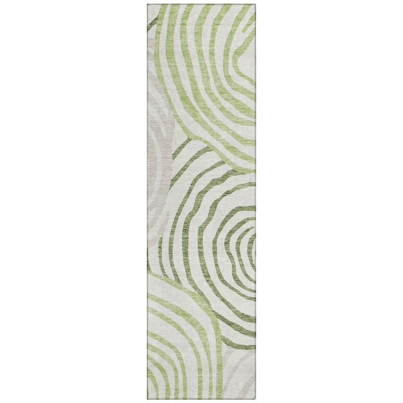 Machine Washable Indoor/ Outdoor Chantille Contemporary Dimensions Rug