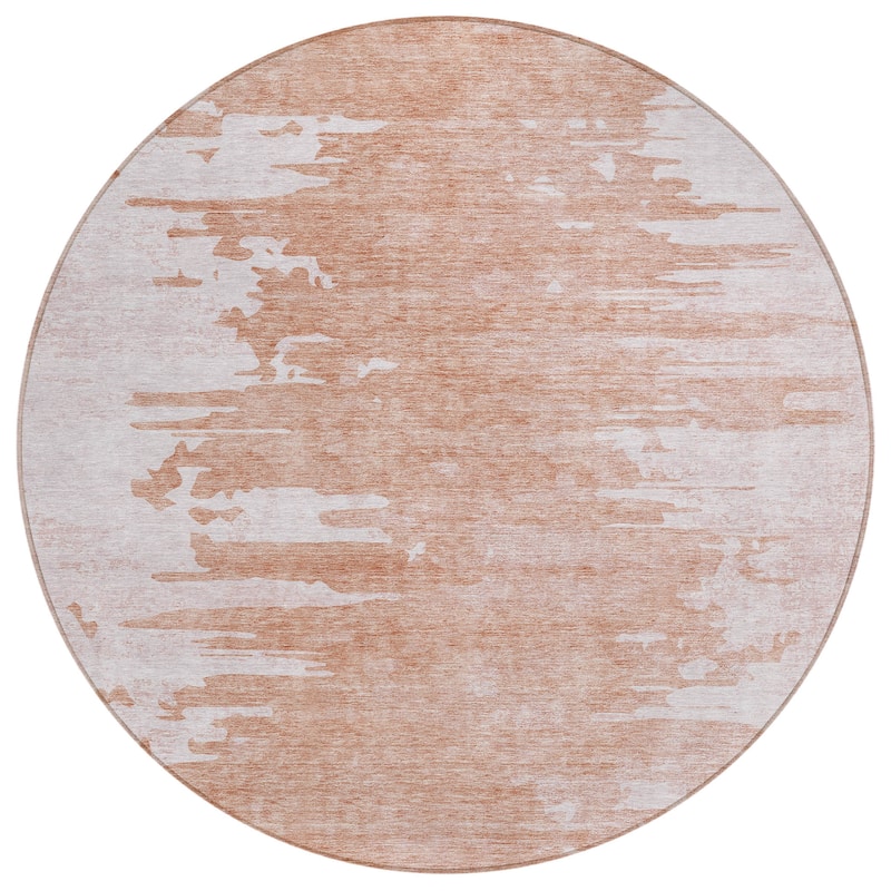 Machine Washable Indoor/ Outdoor Chantille Abstract Ombre Rug