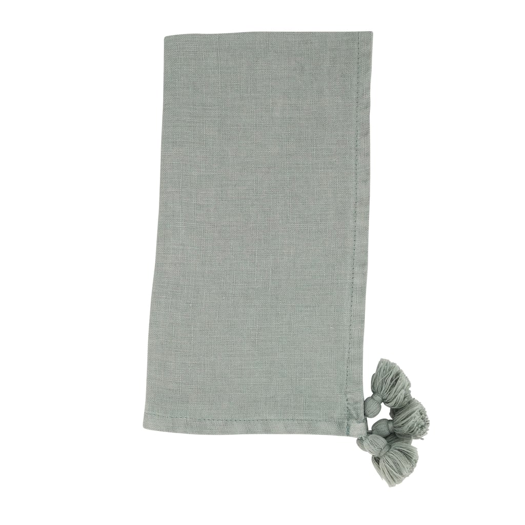 Table Napkins With Tassel Design (Set of 4)