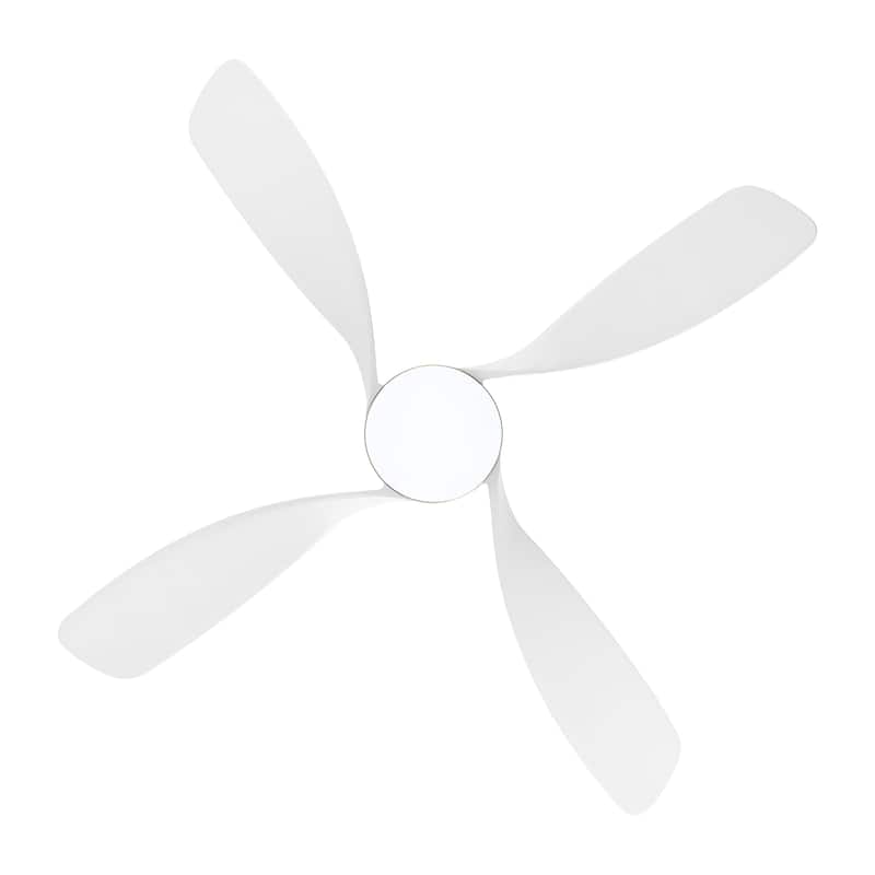 MLiAN 54 inch 4 Soild Wood Blades Smart LED Ceiling Fan with Remote - 54"