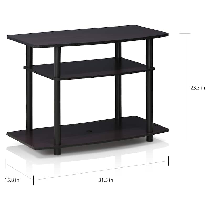 Porch & Den St. Marks No Tools 3-Tier TV Stand
