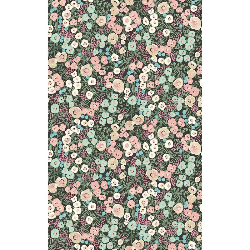 Flora Ditsy Pink Garden Wallpaper