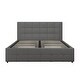 preview thumbnail 10 of 14, Avenue Greene Romeo Upholstered Bed with Storage