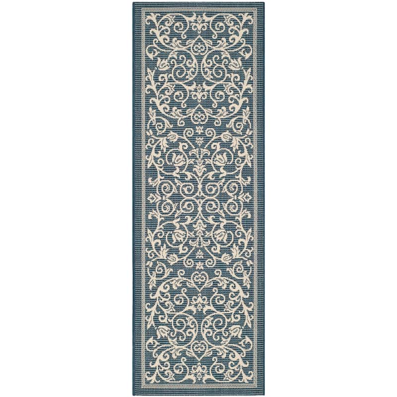 SAFAVIEH Courtyard Clarine Indoor/ Outdoor Waterproof Patio Backyard Rug