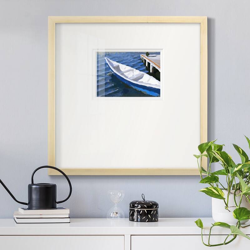 Colorful Rowboat IVPremium Framed Print