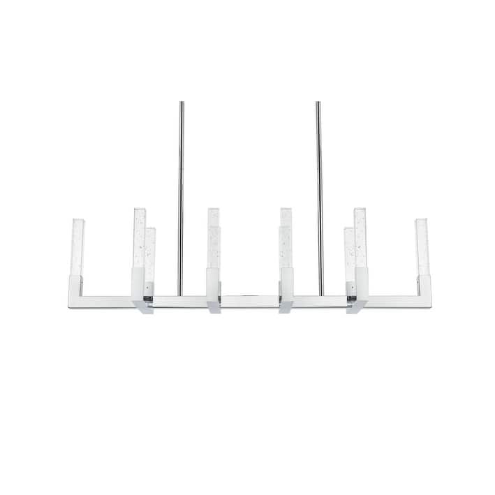 Elegant Lighting 1030G48 Noemi 48" Wide LED Crystal Linear Pendant