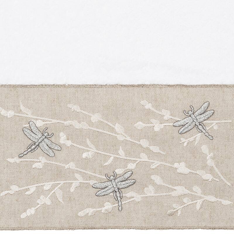 Authentic Hotel and Spa 100% Turkish Cotton Braelyn 3PC Embellished Towel Set
