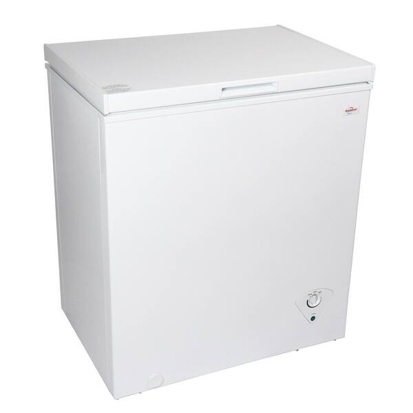 Koolatron Compact Chest Freezer 5.0 cu ft (142L), White, Energy