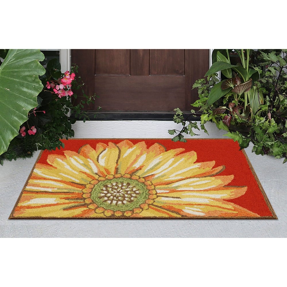 Liora Manne Frontporch Sunflower Indoor/Outdoor Mat