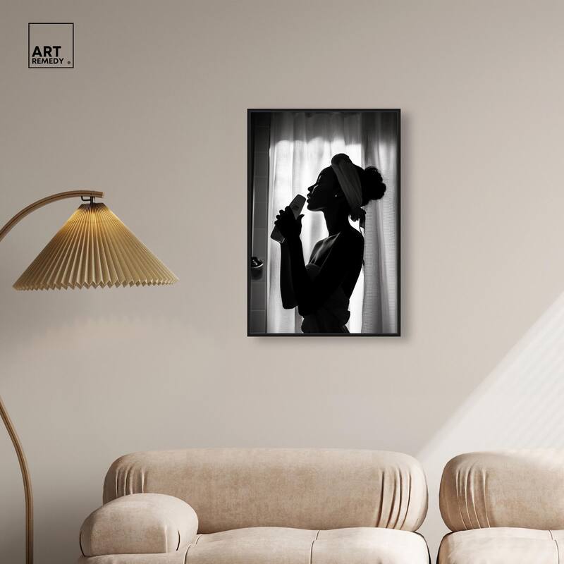 Bathroom Jam Session Canvas by Art Remedy