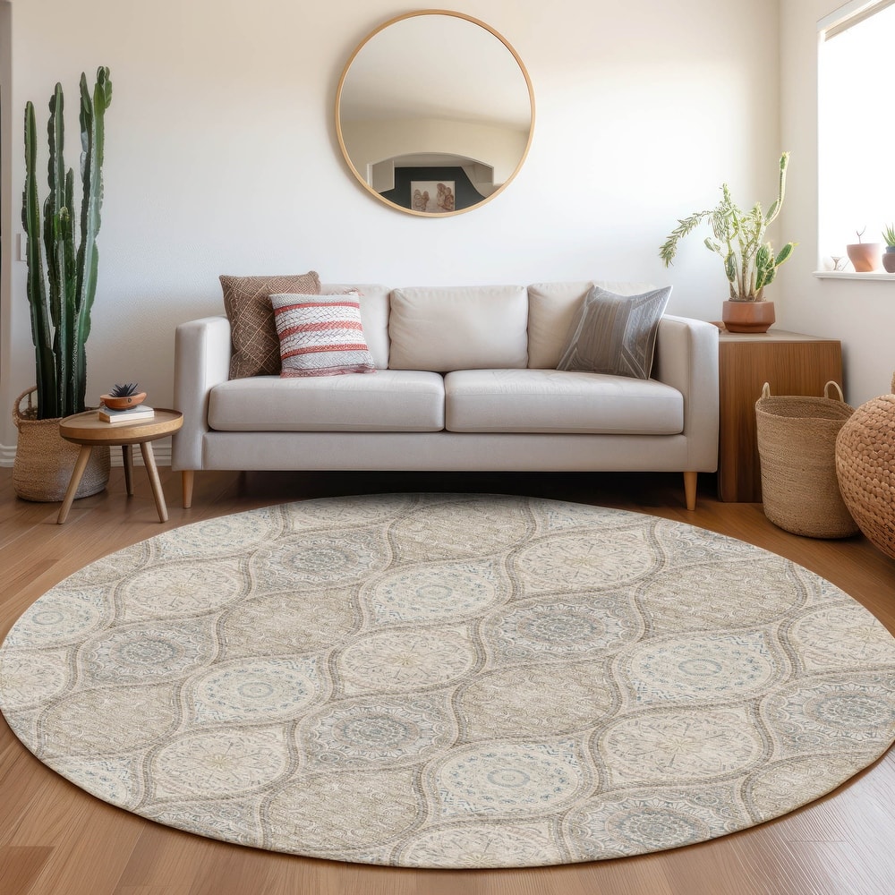 Premium Washable Super Soft Boho Mosaic Mayfield Rug