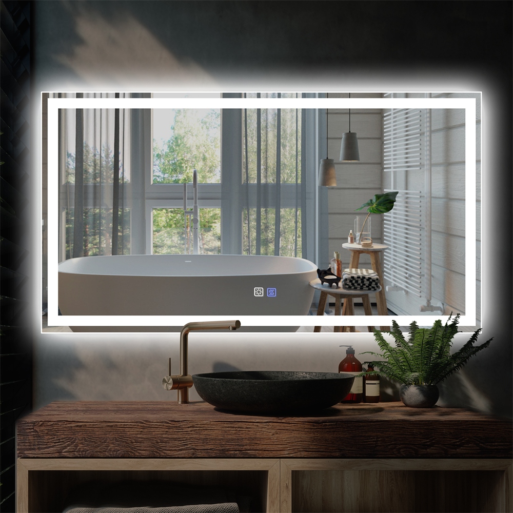 Tannon led illuminated bathroom mirror on sale